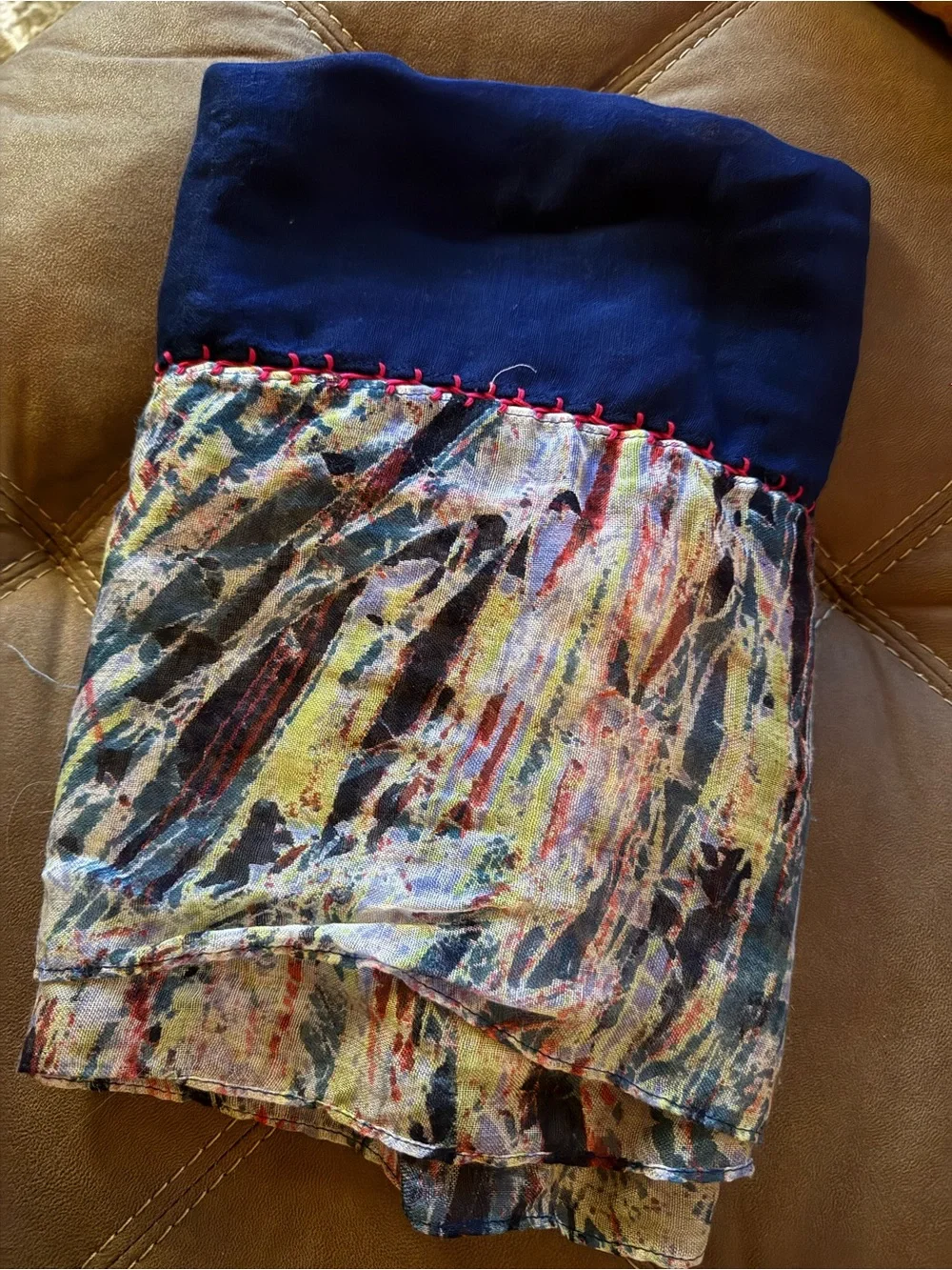 12 scarfs. All different styles and colors. Selling in a lot. All for